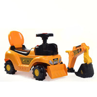 4Kids Jc3 manual operation rideon for kids| to play in any area  Rideons & Wagons| Non Battery Operated Ride On (Yellow)