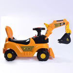 4Kids Jc3 manual operation rideon for kids| to play in any area  Rideons & Wagons| Non Battery Operated Ride On (Yellow)