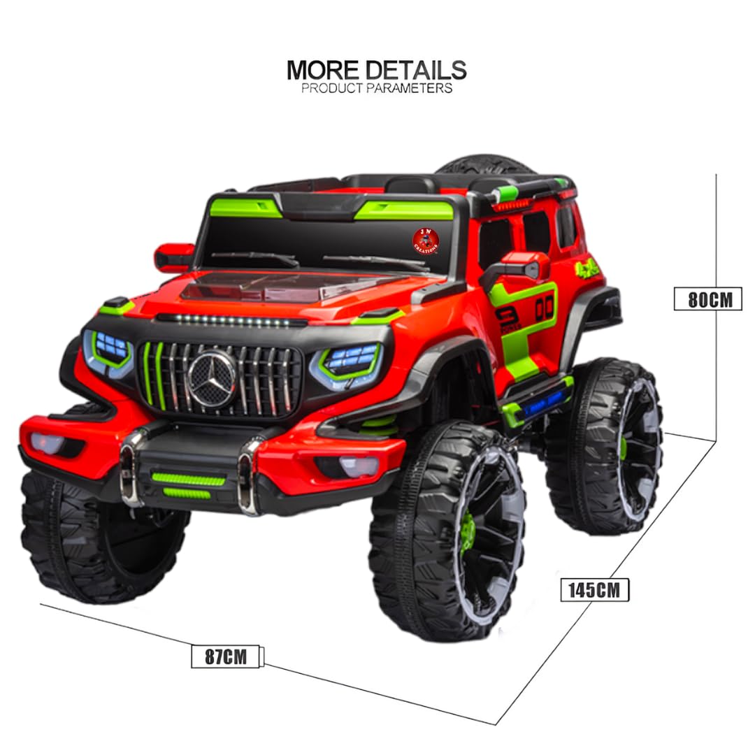 Toysy 12V Kids 4WD Battery Operated Jumbo Size Mercedez Ride On EV1177 Jeep with Remote Control